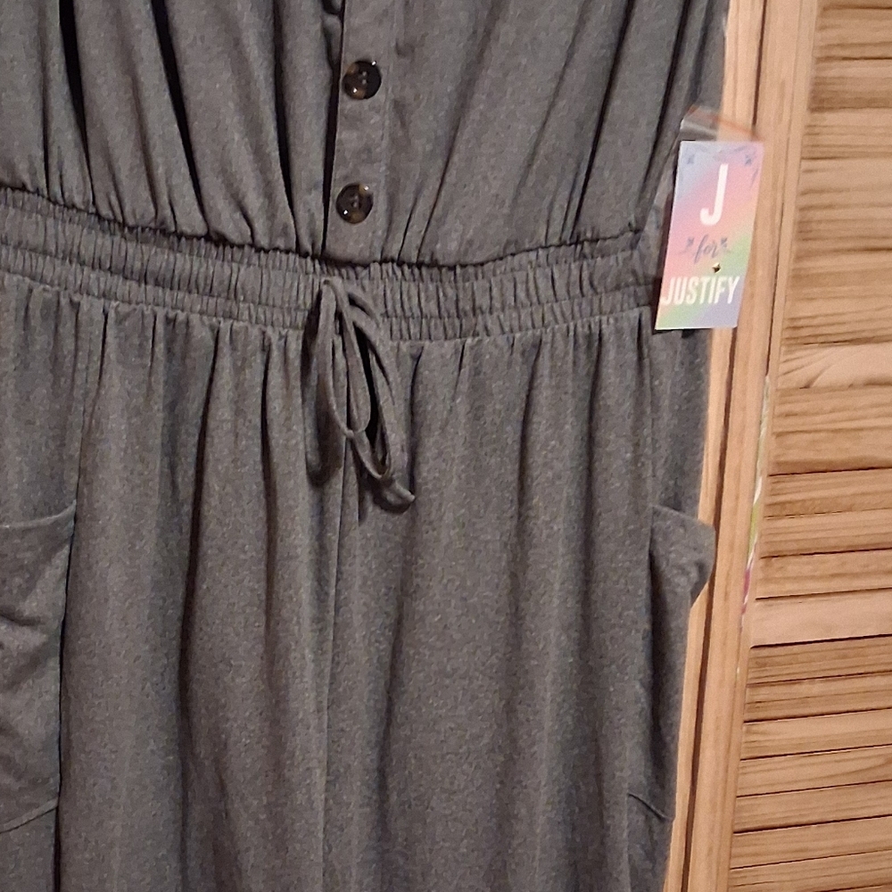 Justify Women's Gray Jumpsuit
